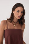 Blusa Linho Lenço Amarração