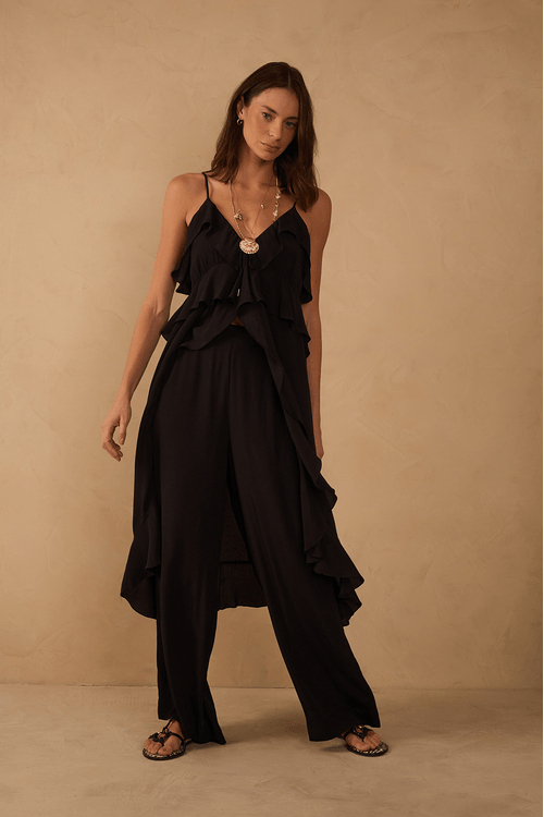 Calça Crepe Pantalona