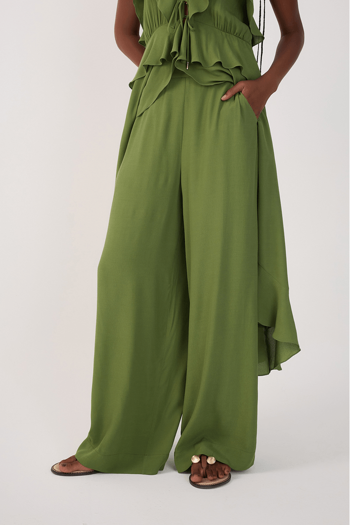 Calça Crepe Pantalona