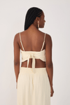 Blusa Linho Lenço Amarração