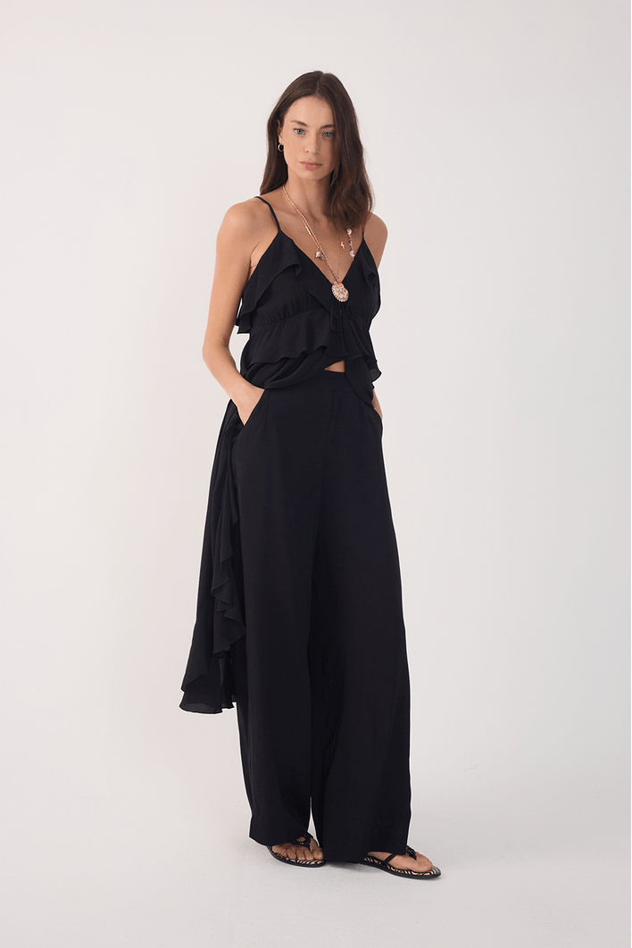 Calça Crepe Pantalona