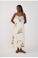 Vestido Cropped Estampa Verdejar Mix
