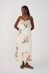 Vestido Cropped Estampa Verdejar Mix