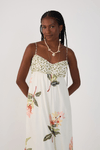 Vestido Cropped Estampa Verdejar Mix