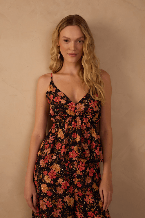 Blusa Lurex Estampa Encontro