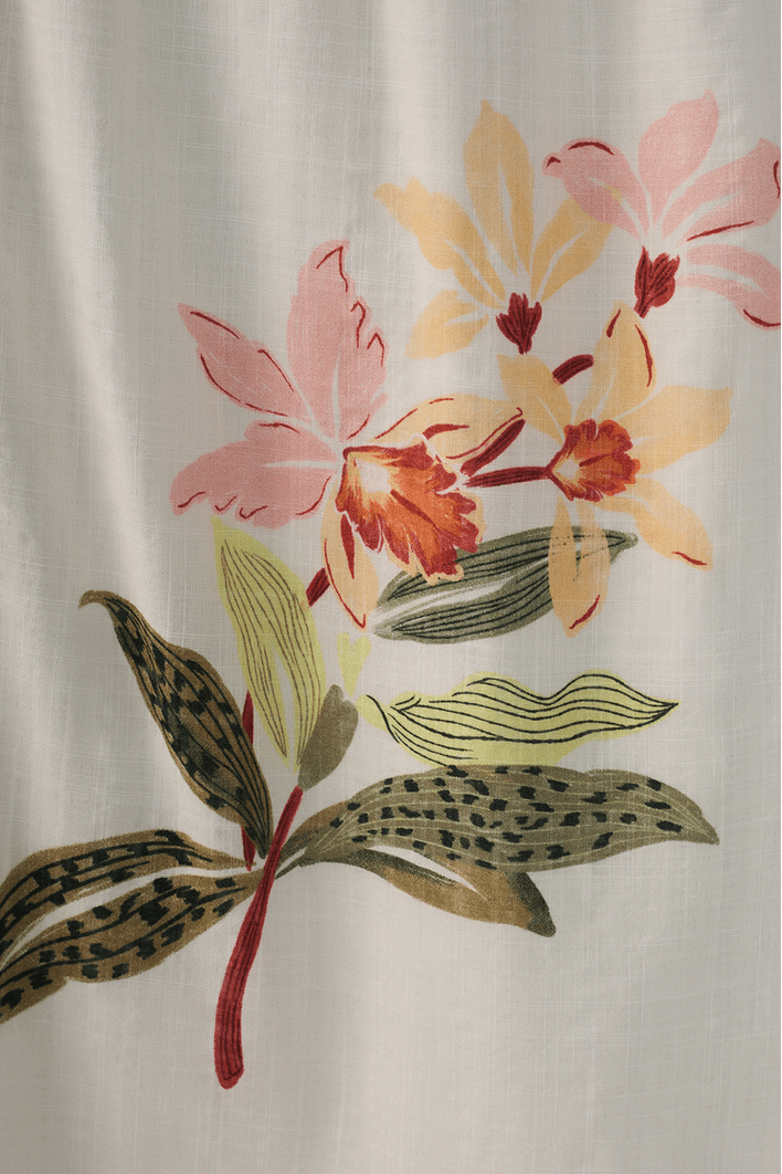 Vestido Cropped Estampa Verdejar Mix