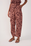 Calça Utilitária Estampa Margaridas Rosa