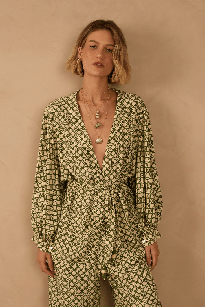 Kimono Estampa Amanhecer