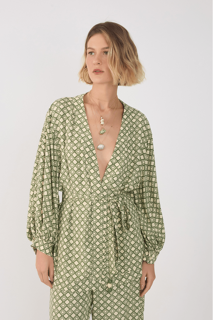 Kimono Estampa Amanhecer