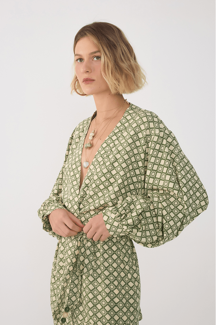 Kimono Estampa Amanhecer