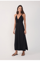 Vestido Cropped Linho Amarração