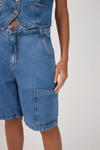 Bermuda Jeans Bolsos
