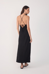 Vestido Cropped Linho Amarração