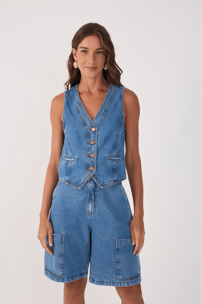 Colete Jeans