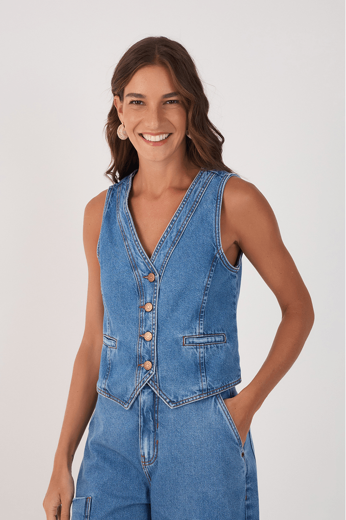 Colete Jeans