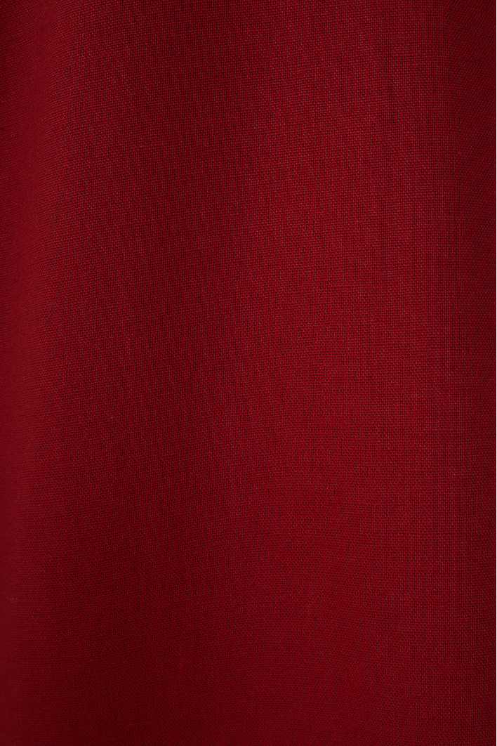 Vestido Cropped Linho Amarração