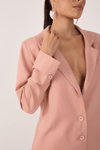 Blazer Linho Botão Manga