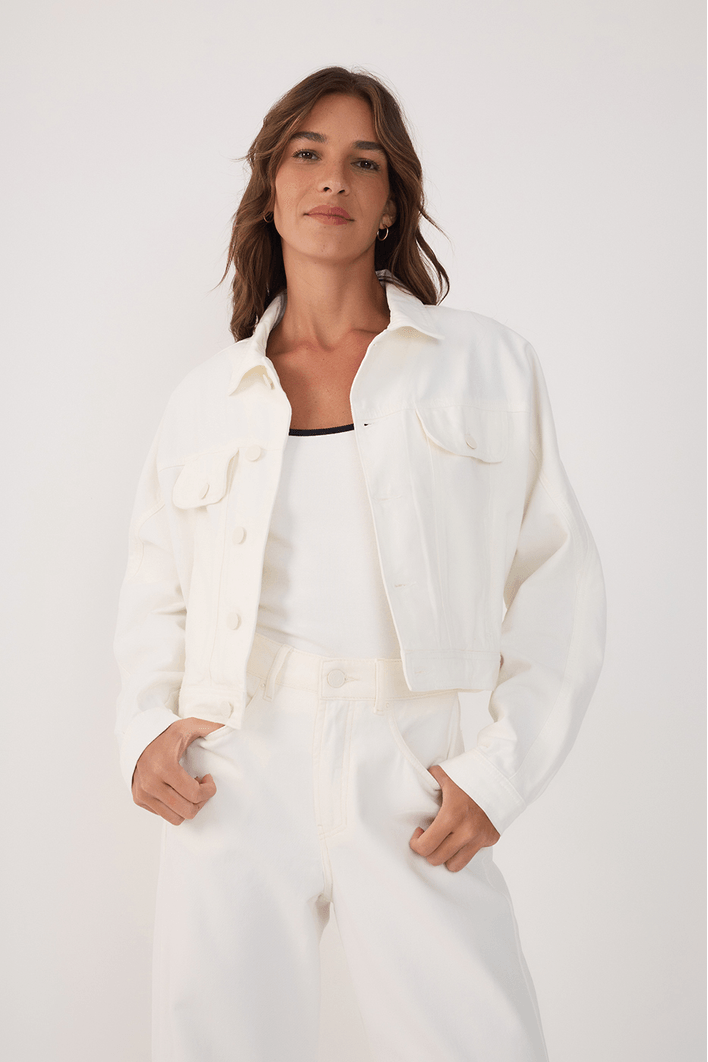 Jaqueta Sarja Bolsos