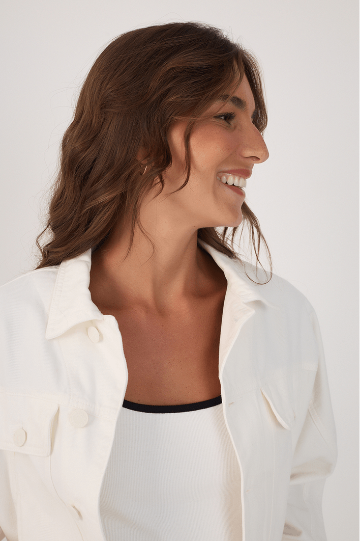 Jaqueta Sarja Bolsos