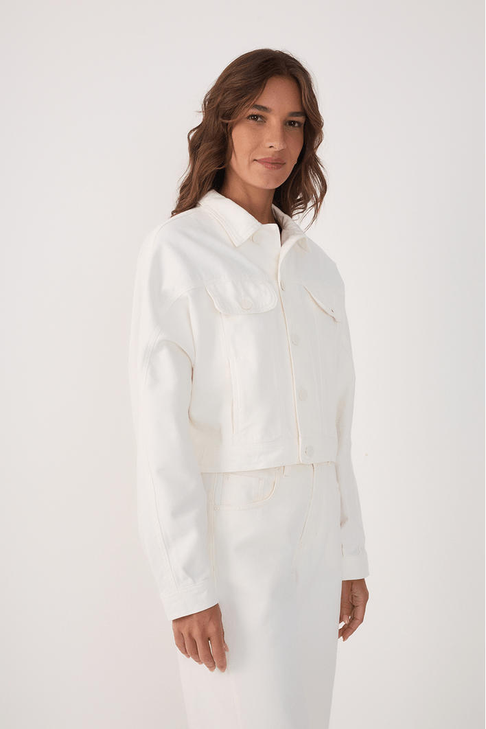 Jaqueta Sarja Bolsos