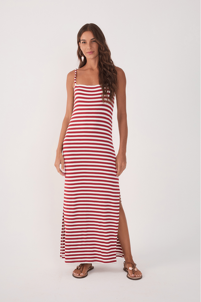 Vestido Estampa Listra Entardecer