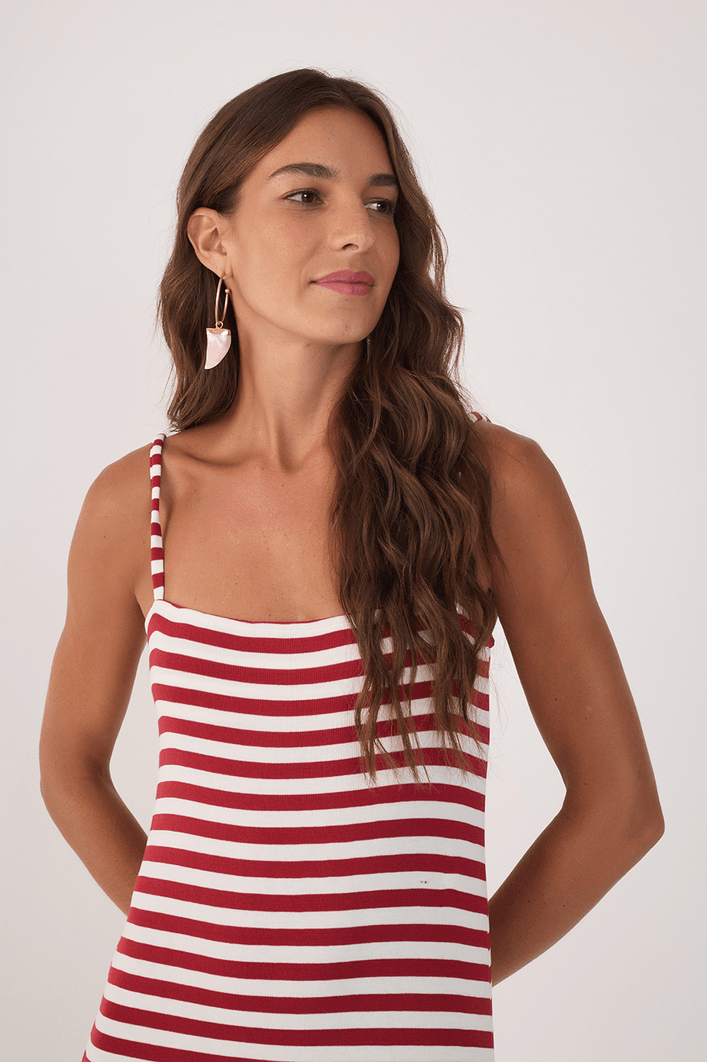 Vestido Estampa Listra Entardecer