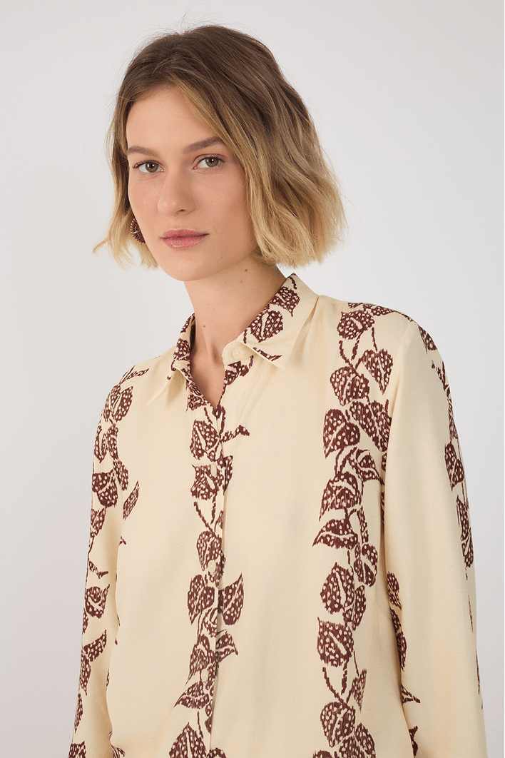 Camisa Cambraia Estampa Inspira