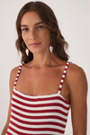 Vestido Estampa Listra Entardecer