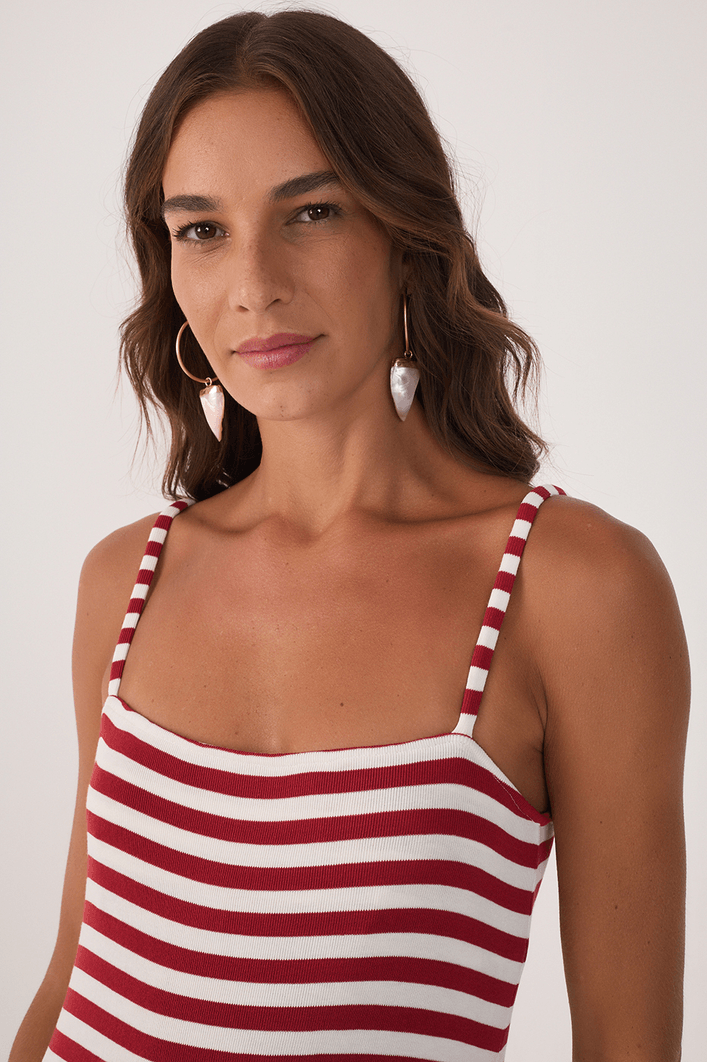 Vestido Estampa Listra Entardecer