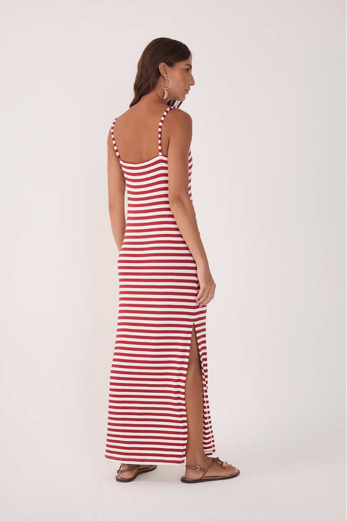 Vestido Estampa Listra Entardecer