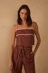 Blusa Cropped Viés