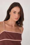 Blusa Cropped Viés