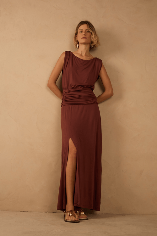 Vestido Pala Franzida