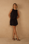 Vestido Básico Balonê Com Faixa