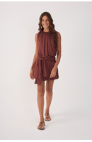 Vestido Básico Balonê Com Faixa