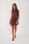 Vestido Básico Balonê Com Faixa