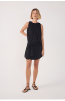Vestido Básico Balonê Com Faixa
