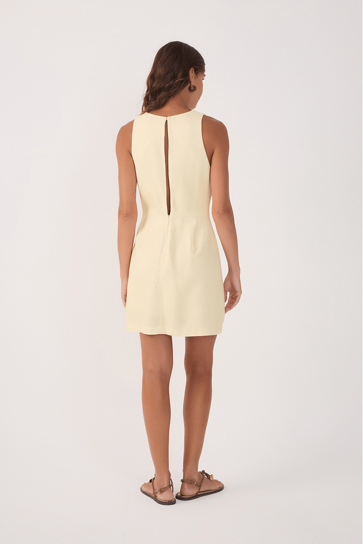 Vestido Linho Estampa Tropicana
