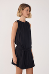 Vestido Básico Balonê Com Faixa