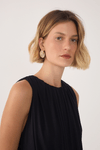 Vestido Básico Balonê Com Faixa