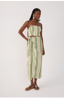 Vestido Midi Estampa Descanso Verde