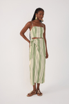 Vestido Midi Estampa Descanso Verde