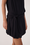 Vestido Básico Balonê Com Faixa