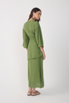 Vestido Cropped Crepe Pareo