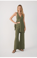 Calça Tricot Barra Ondas