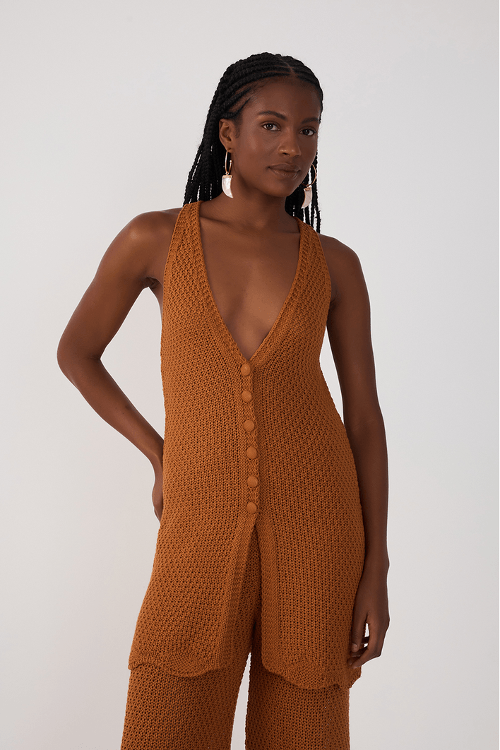 Túnica Tricot Barra Ondas