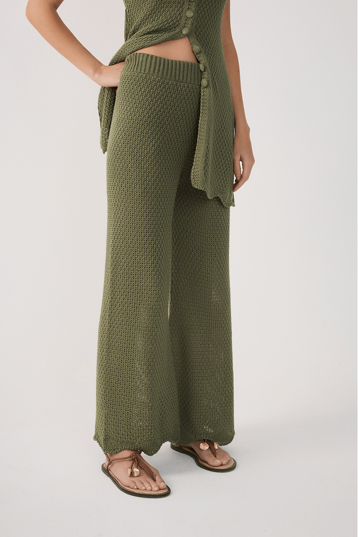 Calça Tricot Barra Ondas