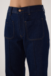 Calça Jeans Flare Bolso