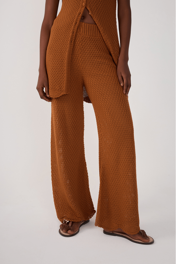 Calça Tricot Barra Ondas