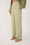 Calça Crepe Estampa Jardim